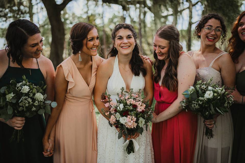 Giggly girls.