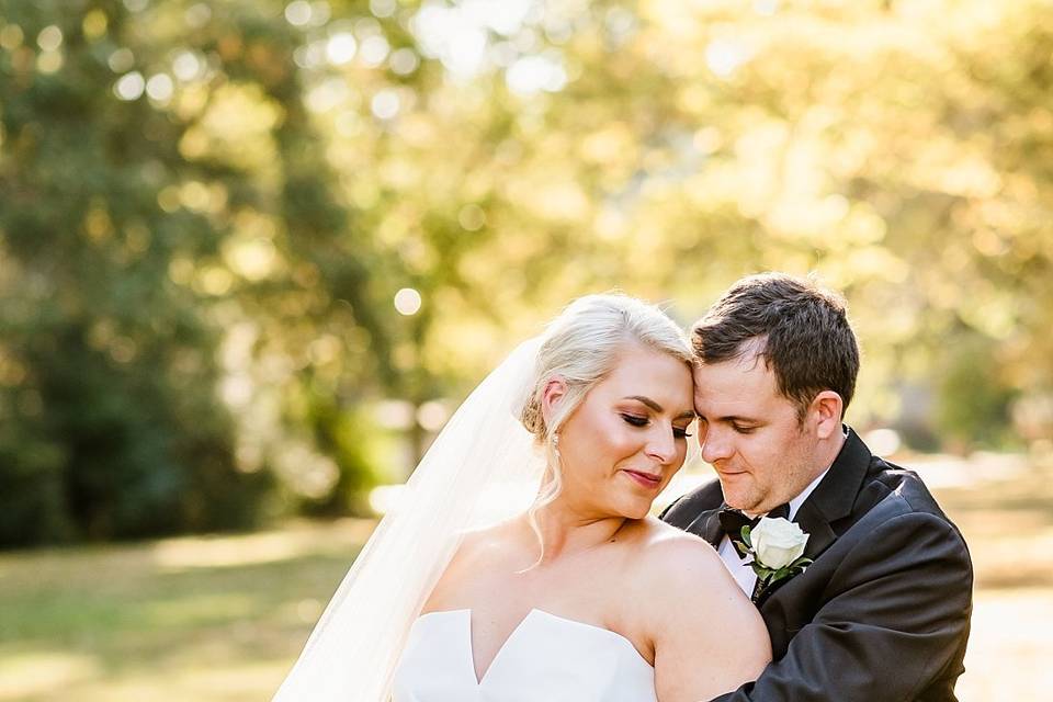 Bride and Groom - Cedar Hall