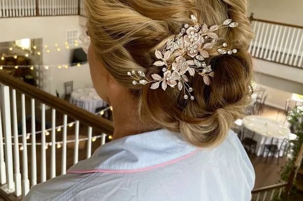 Updo with Accessories