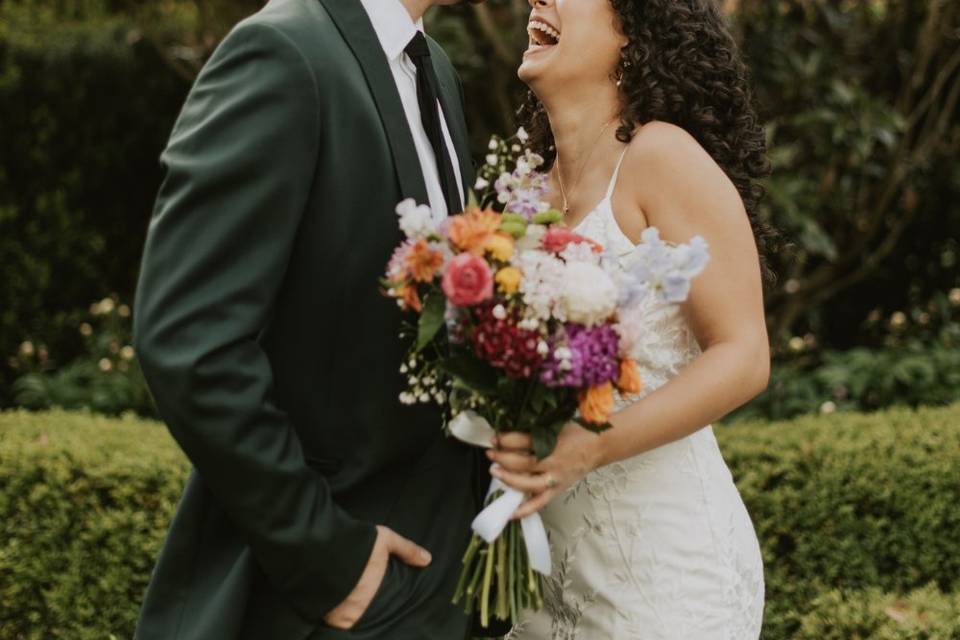 A wedding filled with laughter
