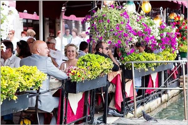 A wedding reception on the Grand Canal in Venice is something unique.