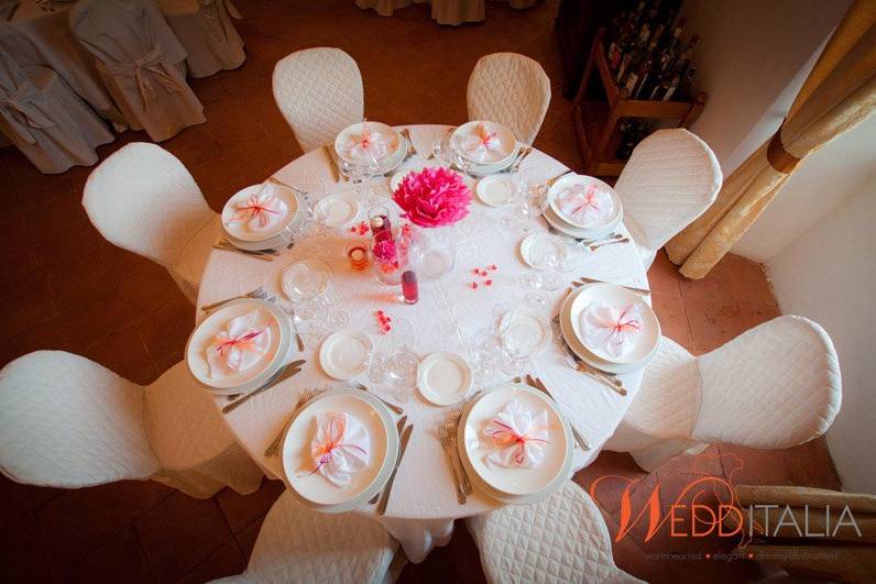 The table is set in a pink-orange-red color scheme.