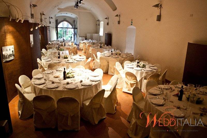 A historic setting for a classic wedding reception.