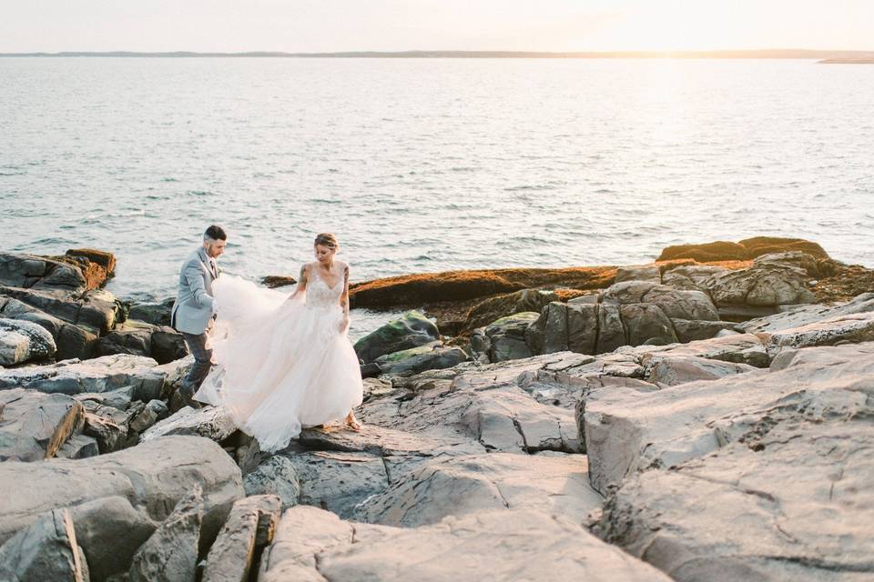 Maine Film Wedding Photography