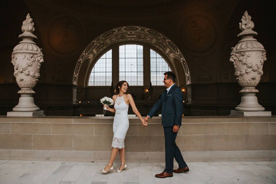 Lauren+Alberto // SF City Hall