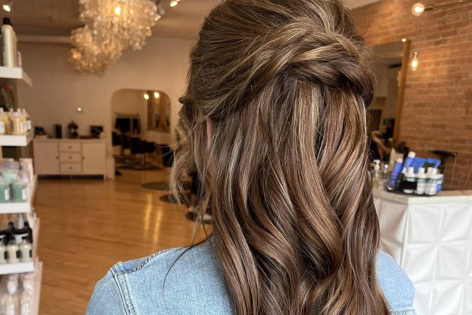 Braided updo