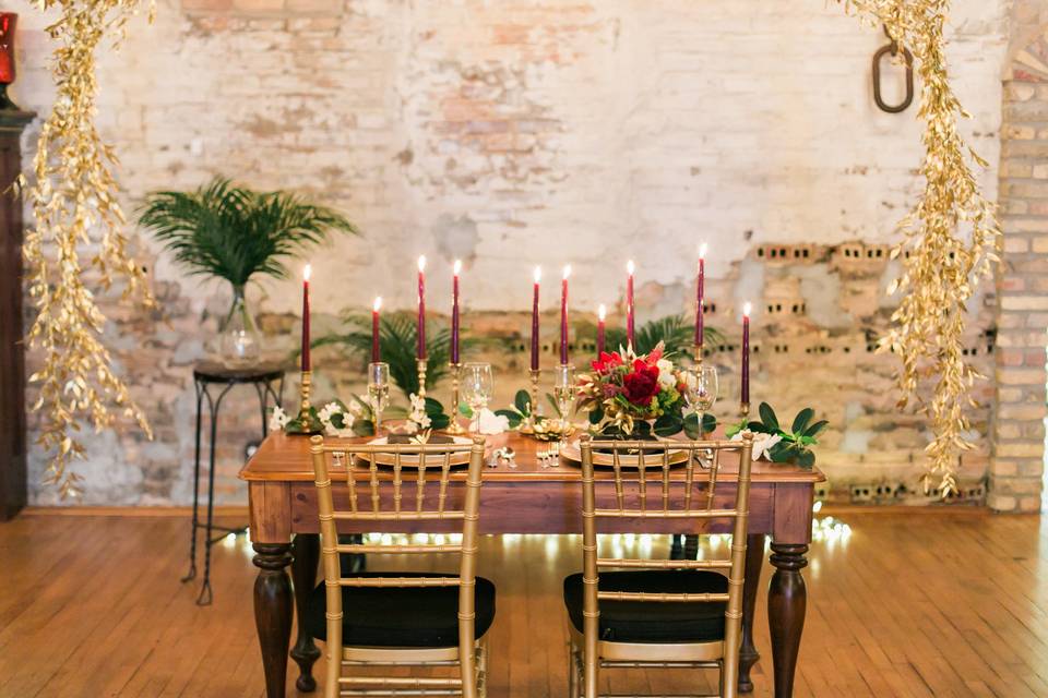 Sweetheart table