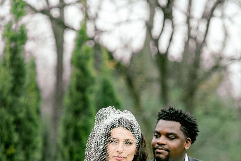 Couple in the Garden