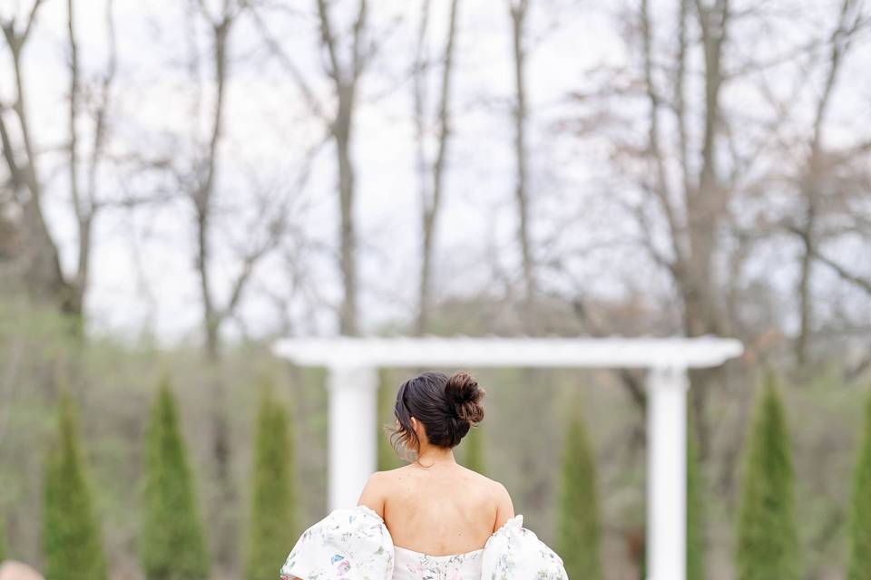 Bride in the Garden