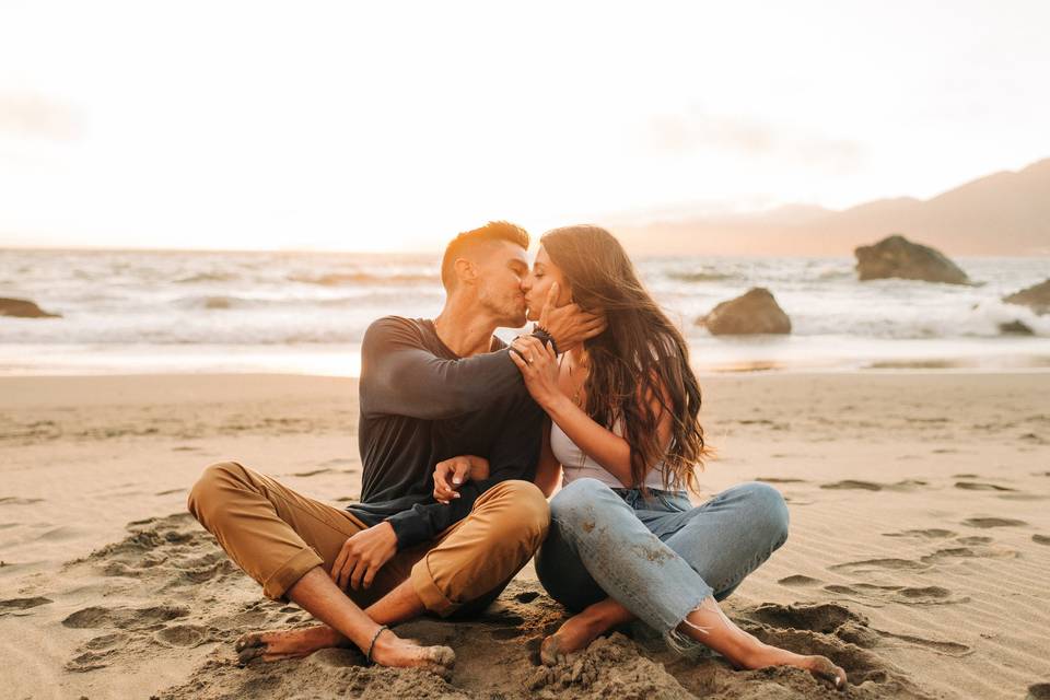 Engagement at Marshalls Beach