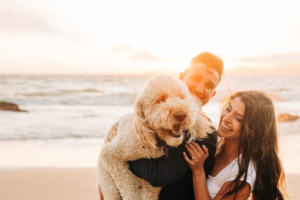 Engagement at Marshalls Beach