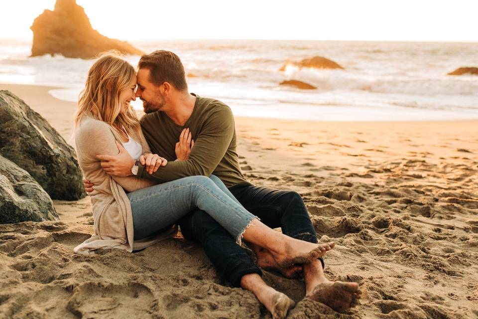 Engagement at Marshalls Beach