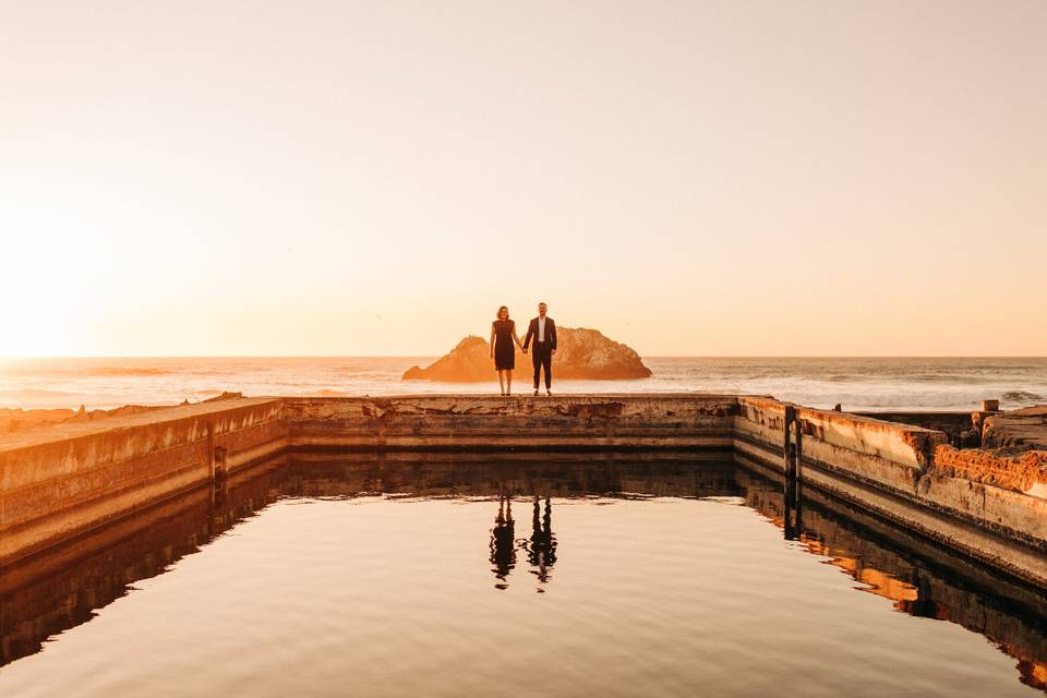 Engagement at Sutro Baths