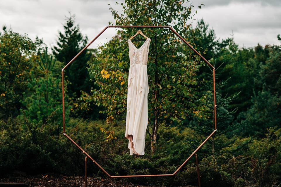 Geometric Door County Wedding