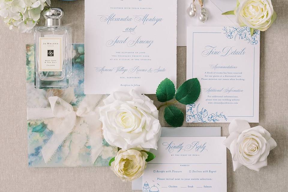 Custom Wedding Invitation