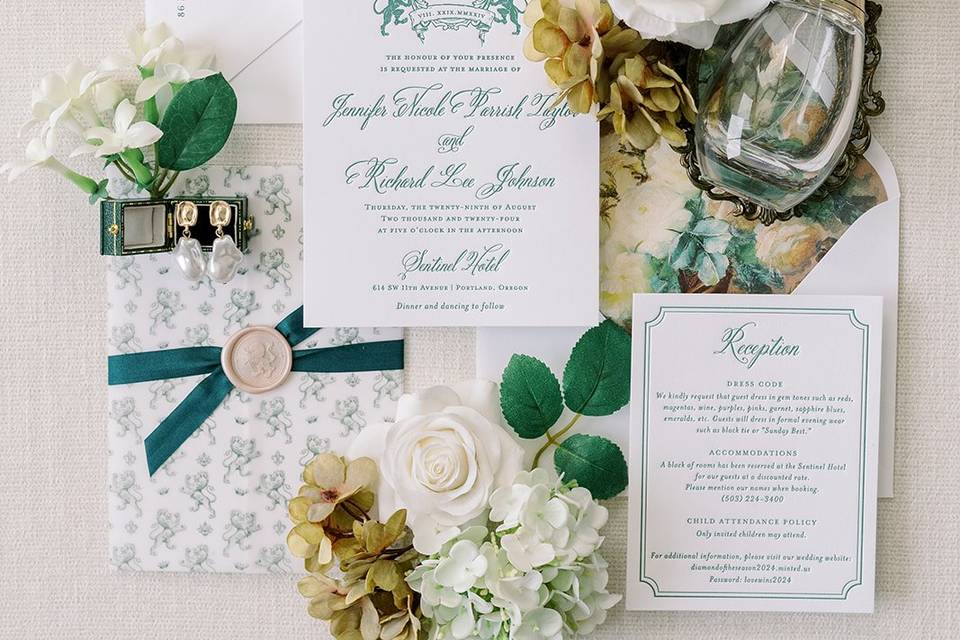 Custom Wedding Invitation