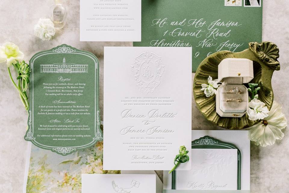 Custom Wedding Invitation