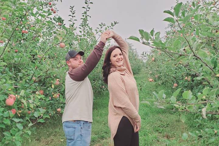 Apple orchard portraits