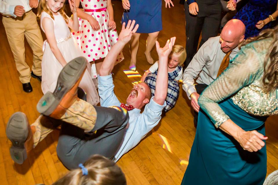 Gettin down on the dance floor