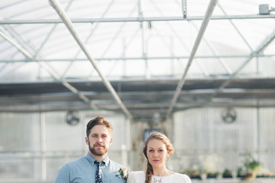 Couple portrait in Green House