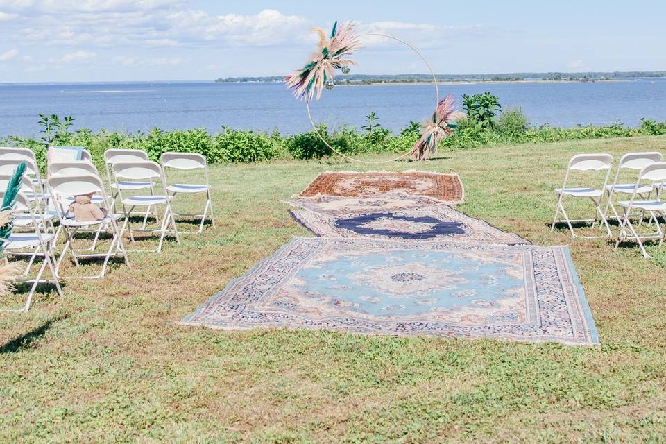 Intimate Boho Virginia Wedding