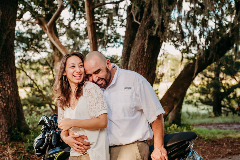 Engagement with motorcycle