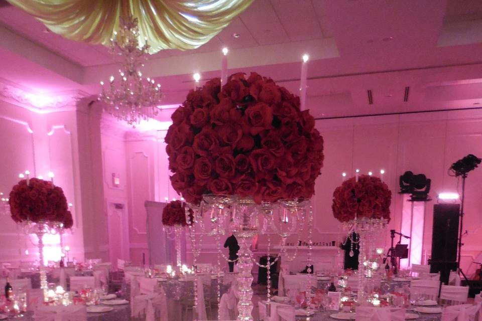 Raised centerpiece