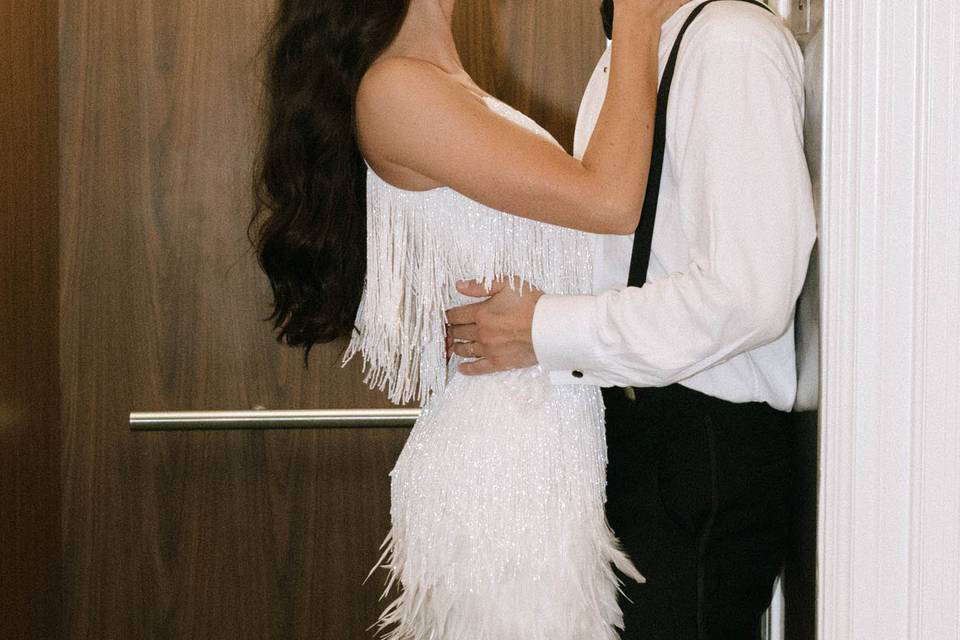 B&W Wedding