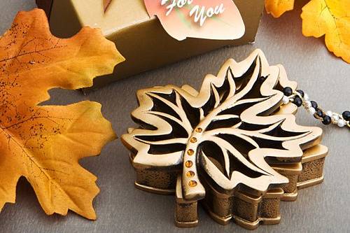 Autumn Allure Collection Fall Leaf Box Favors -$3.00 USD