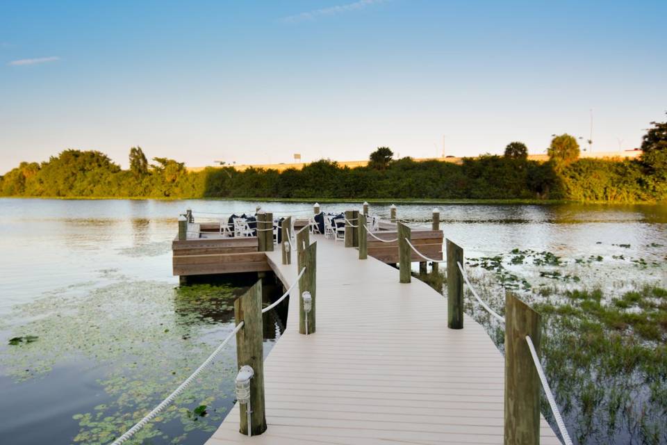 Lake side ceremony