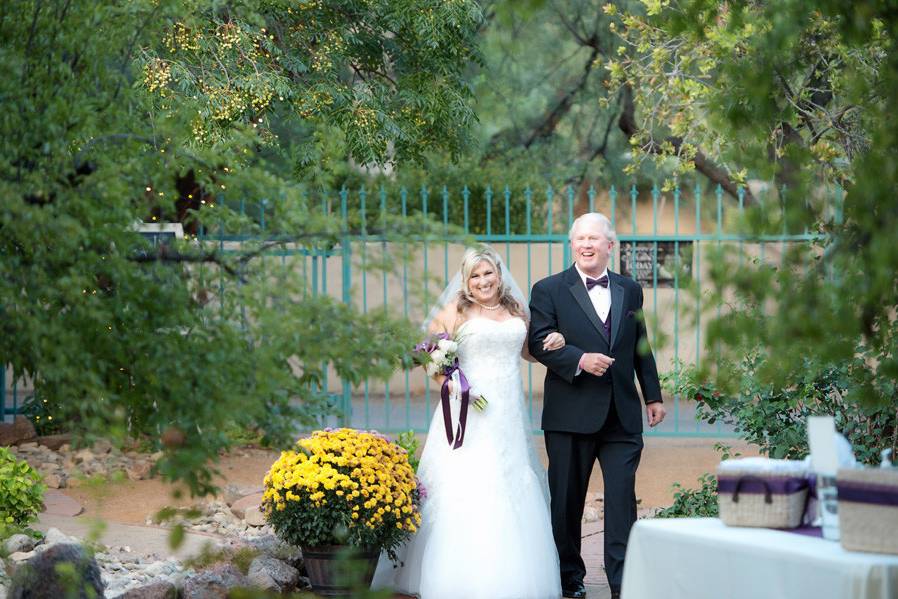 Walking down the aisle