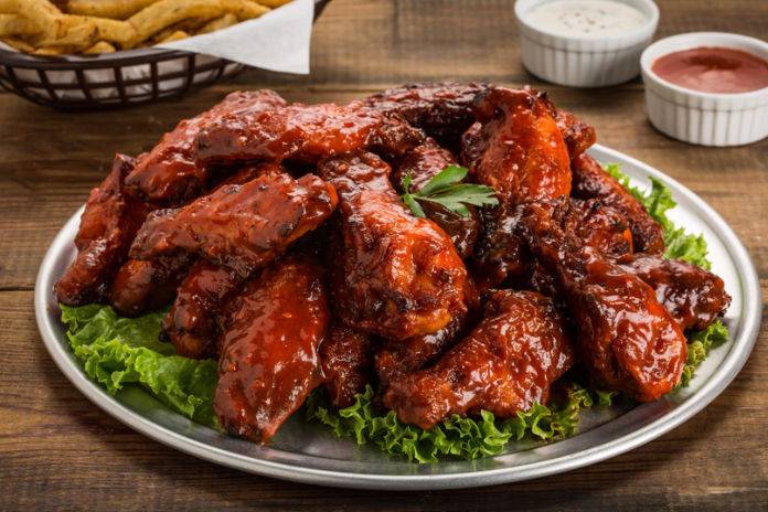 BBQ chicken wings