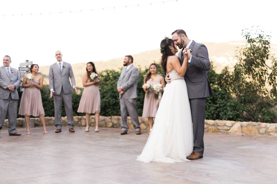 Couple dancing