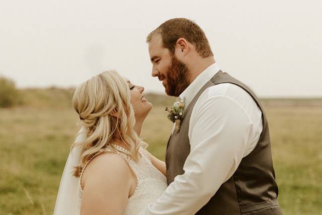 The happy couple