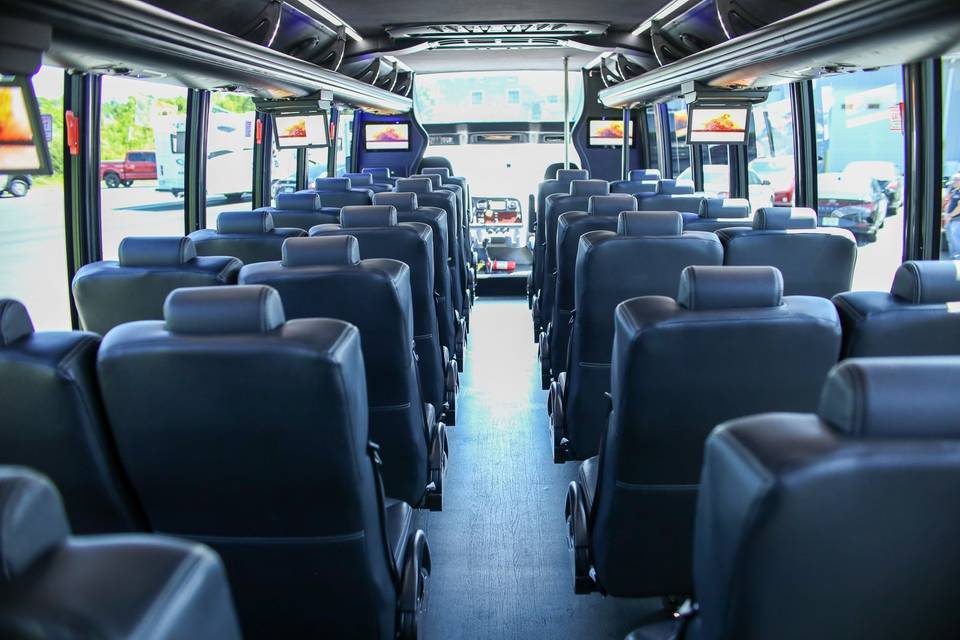 41 Passenger Minibus Interior