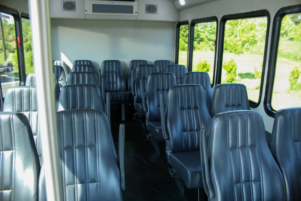 21 Passenger Minibus Interior