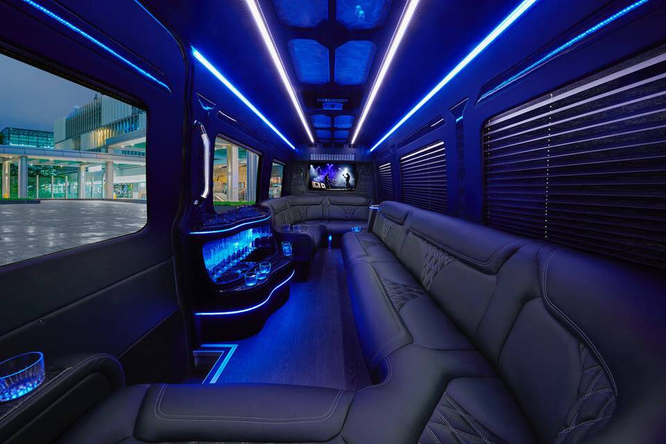 Sprinter Limo Interior