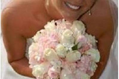 Bride with flowers