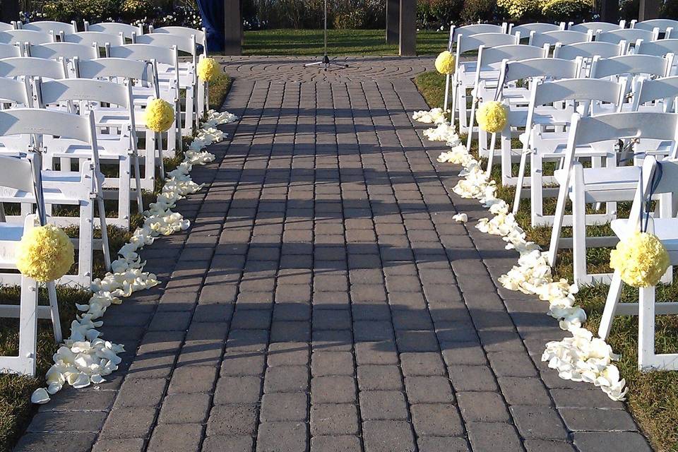 Wedding aisle