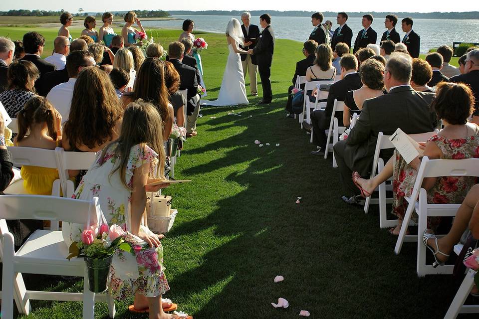 Outdoor wedding