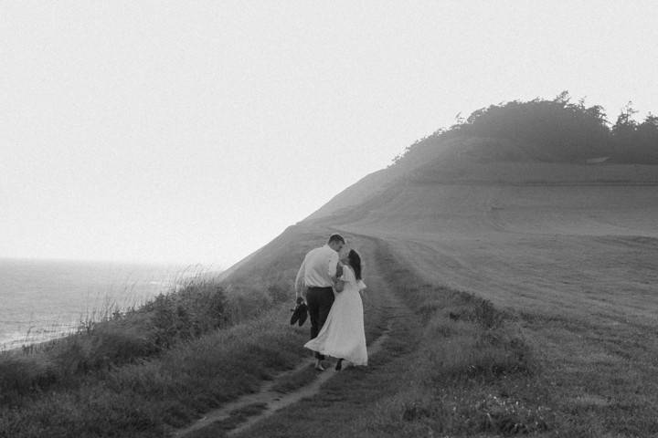 Romantic mountain stroll - Megan Young Photography