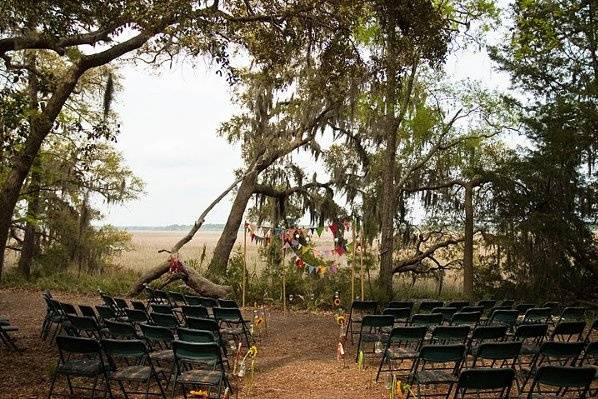 Ceremony on the marsh