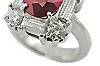 Ruby & Diamonds Engagement Ring