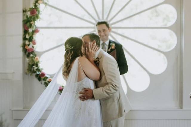 You may kiss the bride
