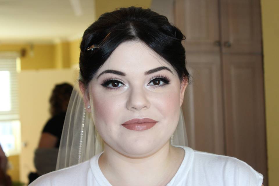 Flawless bridal makeup