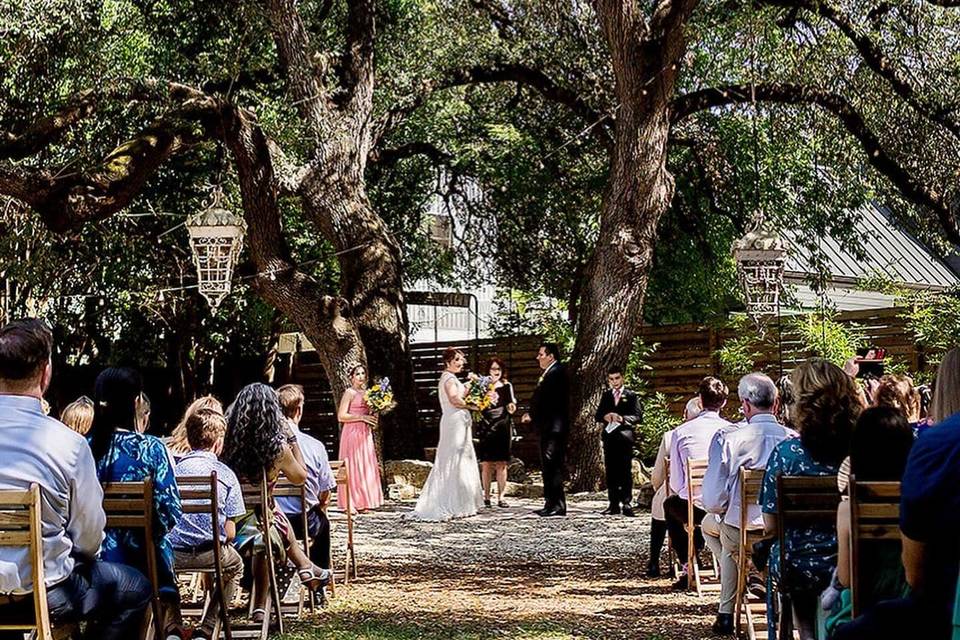 Outdoor ceremony