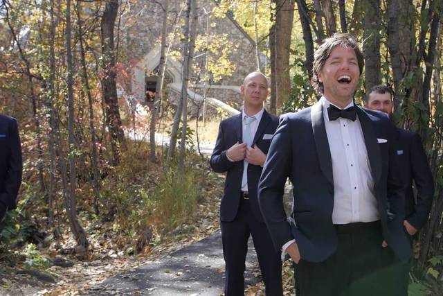 Josh with his groomsmen