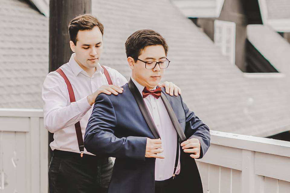 Best Man and Groom
