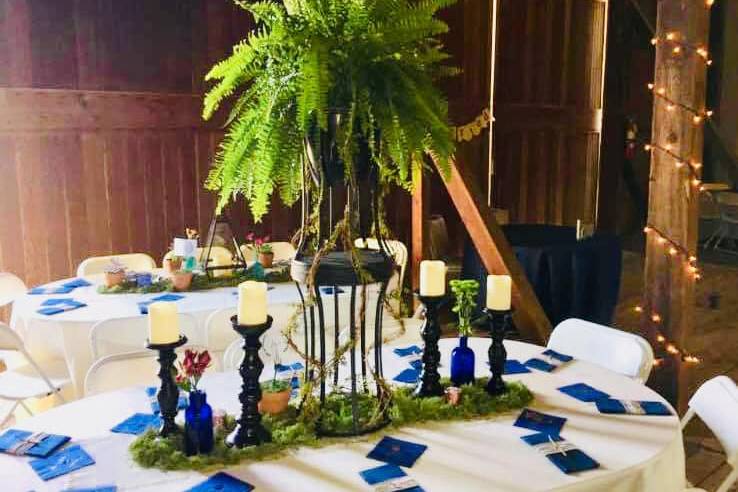 Centerpiece rentals & styling