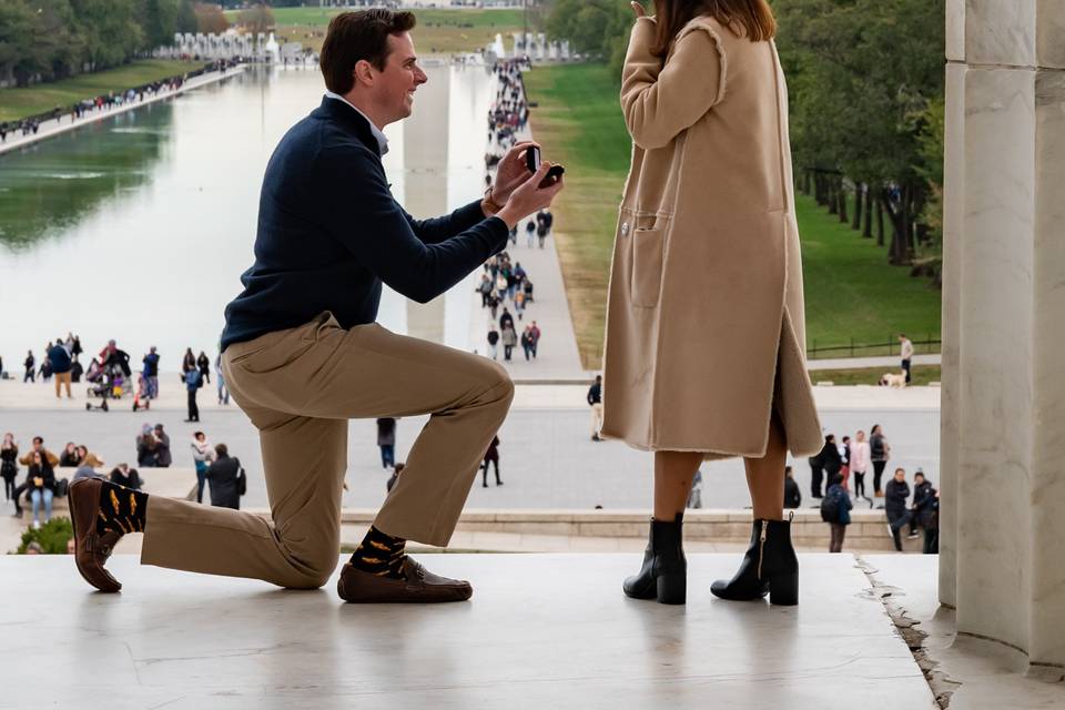 Lincoln Memorial Engagement
